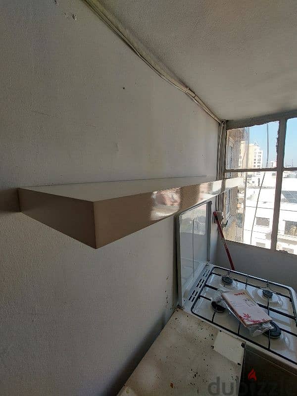 Set of 4 White Shelves for Sale 0