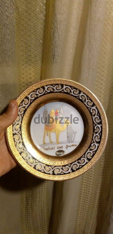 Plate 24k Gold