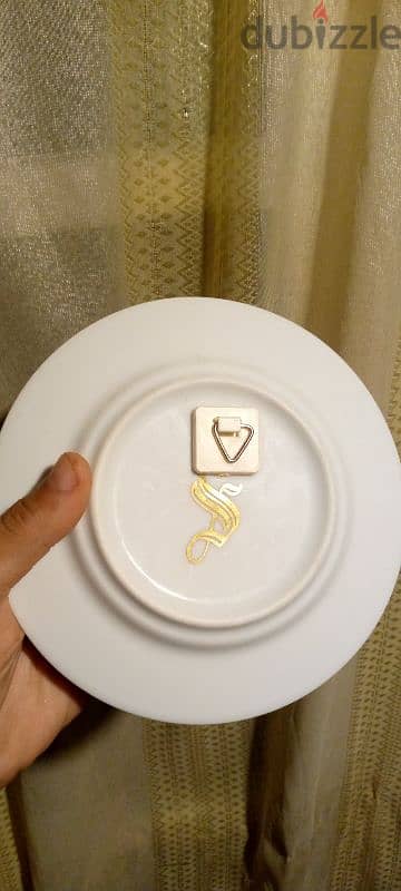 Plate 24k Gold 1