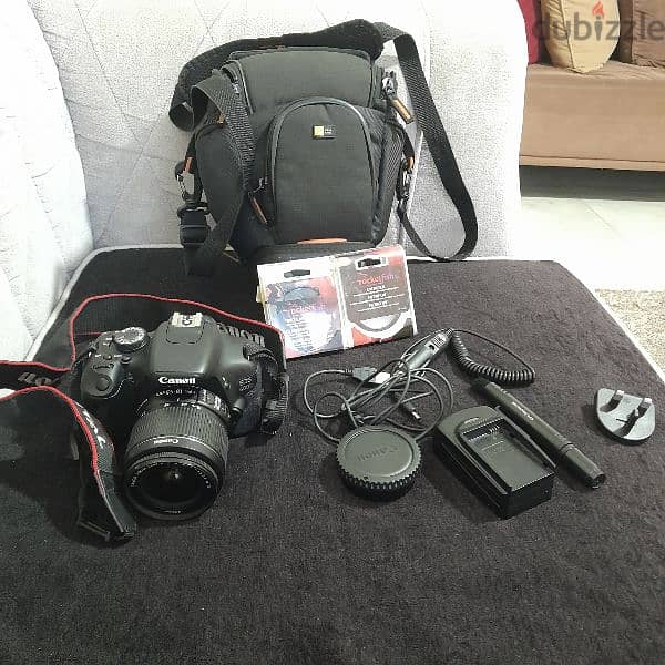 cannon eos 600d with all gadgets for sale 0