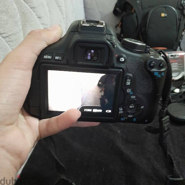 cannon eos 600d with all gadgets for sale 2