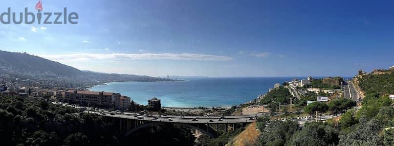 1460 SQM Land in Adma with Sea,Jounieh & Beirut Bay View (Unblockable)