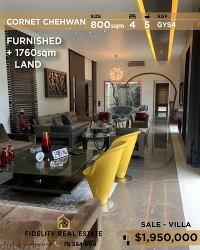 Villa for sale in Kornet Chehwan GYS4  فيلا للبيع في قرنة شهوا ن