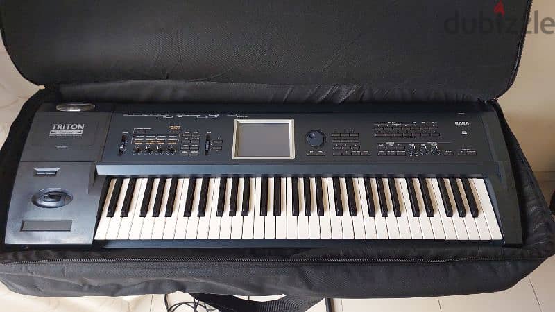 Korg Triton Extreme full Ram  Original Moss.  Flash Memory  Soft case 3