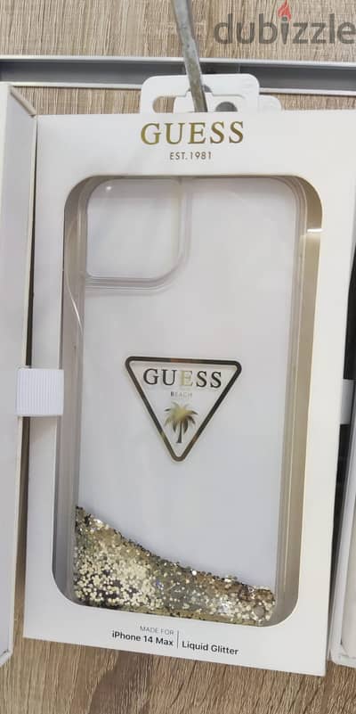 Guess liquid glitter beach cover for iphone 14 series great & best off