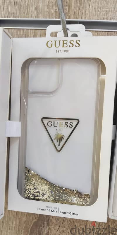 Guess liquid glitter beach cover for iphone 14 series