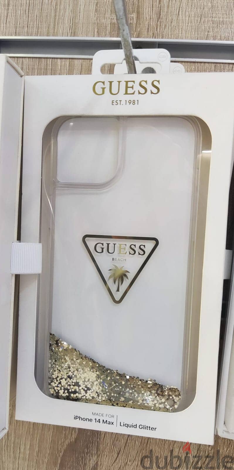 Guess liquid glitter beach cover for iphone 14 series 0