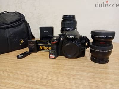 Nikon D3200 used like new low shutter count