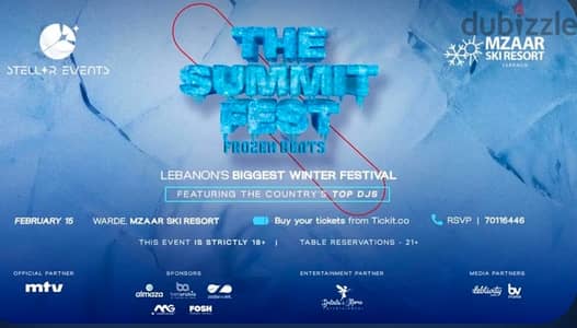 The summit fest ( 2 tickets) 35$ per ticket