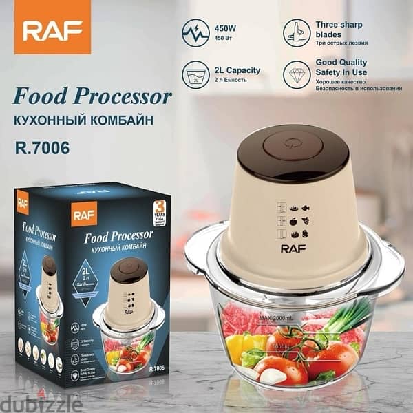 Raf Food Processor 450W 2L 0