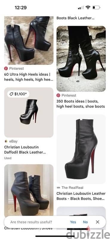 Boots for sale christian italy 37 louboutin