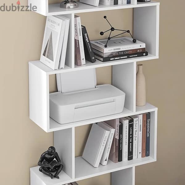 VASAGLE Bookcase, 6 Tier Bookshelf 1