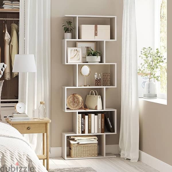 VASAGLE Bookcase, 6 Tier Bookshelf 2