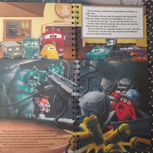 2 Story Reader books:The Incredibles+Cars 4