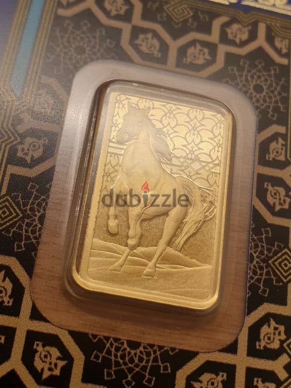 Pamp Arabian horse 5 grams Gold 999 1