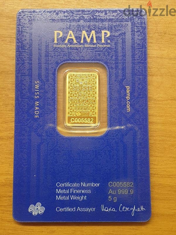 Pamp Arabian horse 5 grams Gold 999 2