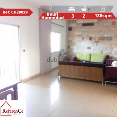 Apartment with view in Bourj Hammoud شقة مطلة في برج حمود