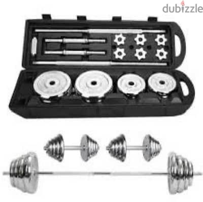 Dumbells Chrome Set