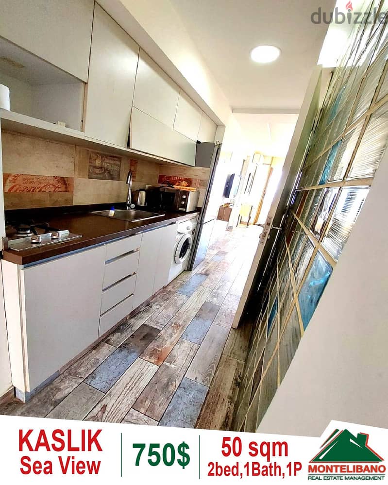 50 sqm fully furnished chalet for rent in Kaslik!! 3