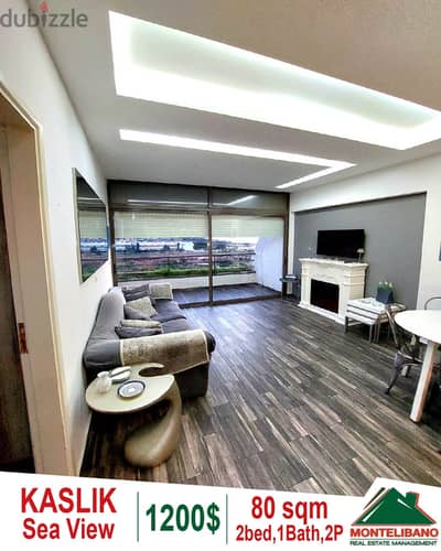 80 sm fully furnished chalet for rent in Kaslik!!