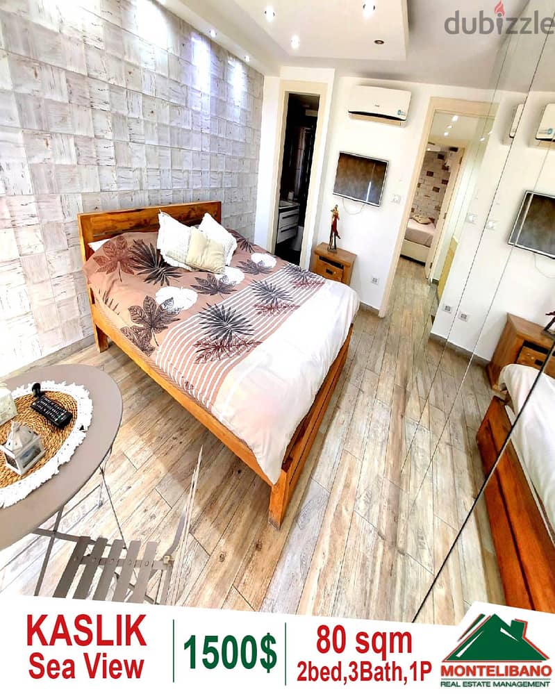 80 sqm fully furnished chalet for rent in kaslik!! 2