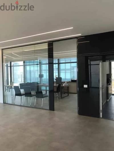 155 Sqm | Decorated Office for rent in Dbayeh | Sea view