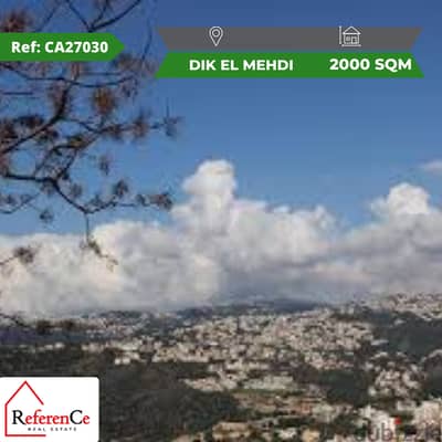 Land for rent in Dik Al Mehdi رض للإيجار في قرنة شهوان