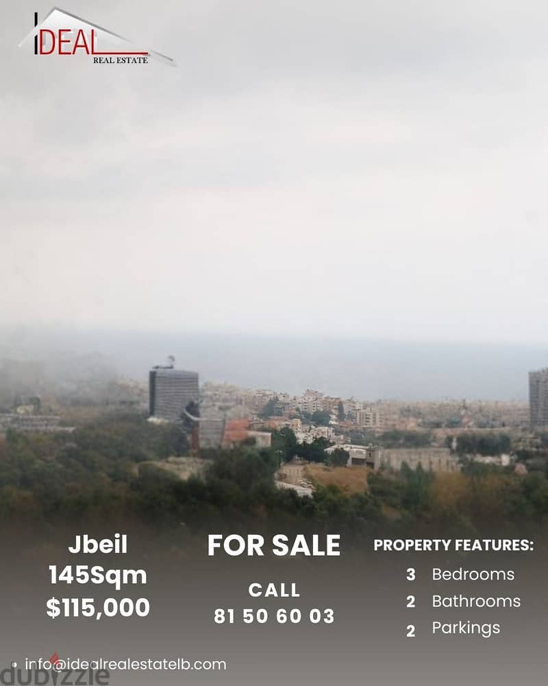 145 SQM   Apartment   for sale  in  Jbeil  REF#JH17346 0