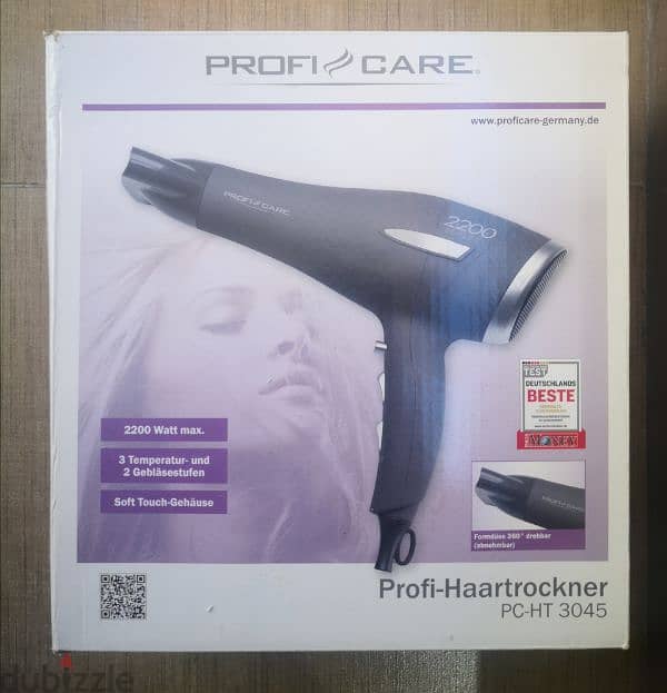 Professional hair dryer Proficare Germany 0