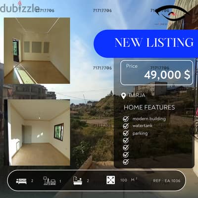 APARTMENT FOR SALE IN BARJA / شقة للبيع في برجا