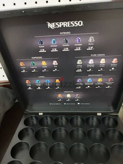 Nespresso capsules box