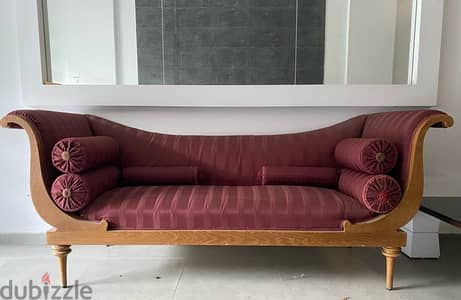 sofa كنباية خشب سنديان