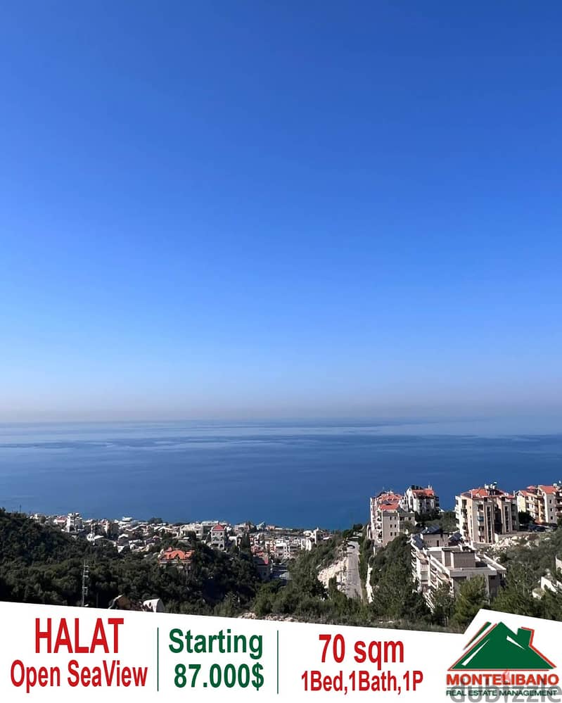 70 sqm apartment for sale in Halat with an pen sea view!! 0