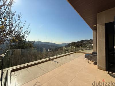 165 Sqm + 150 Sqm Terrace & Garden | Apartment For Rent In Broumana