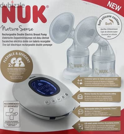 Nuk nature sense electric double breast pump