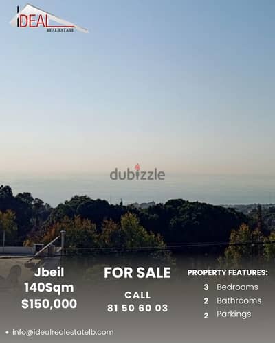 140 sqm Apartment for sale in Jbeil REF#JH17372