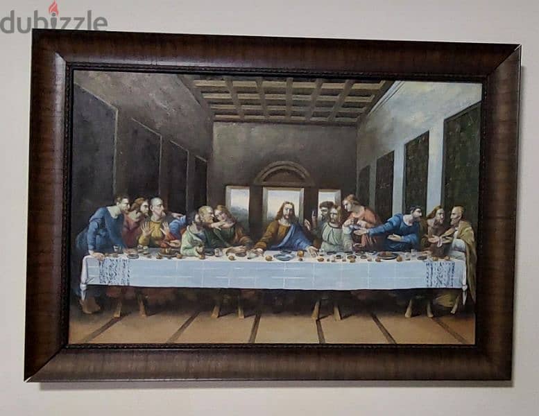 Leornardo Da Vinci Last Supper Painting 0