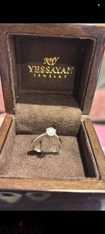 Rare Find! Wedding two Diamond Ring & Alliance 2