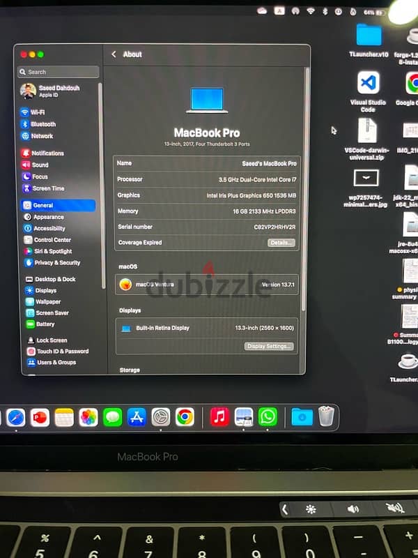 macbook pro 2017 2