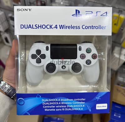 DualShock ps4 glacier white Original and new price