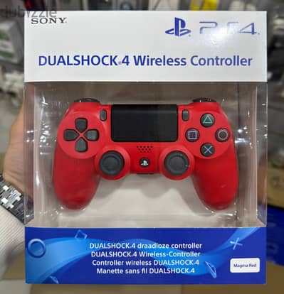 DualShock ps4 magma red original & new offer