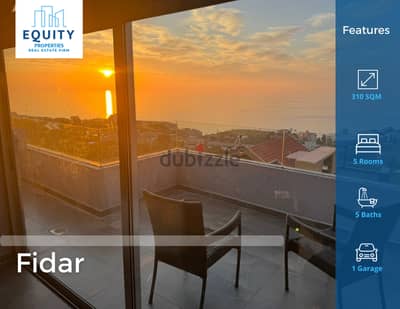 310 SQM Duplex With Sea View For Sale In Fidar شقة للبيع #KR1400175