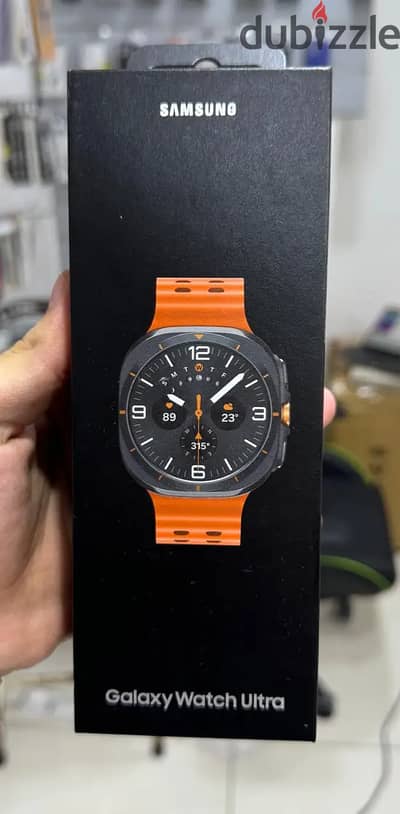 Samsung Galaxy Watch Ultra 47mm Titanium Gray / orange marine band