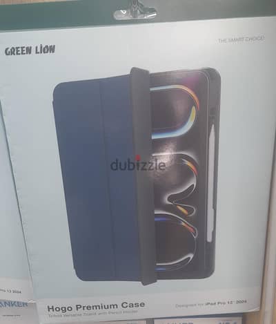 Green lion hogo premium case ipad pro 13 2024 blue original & last off