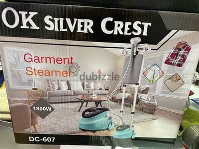 Garment steamer silver crest available 1800W and 2000W