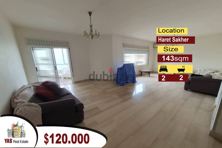 Haret Sakher 143m2 | Well Maintained | Impressive View | KH | 0