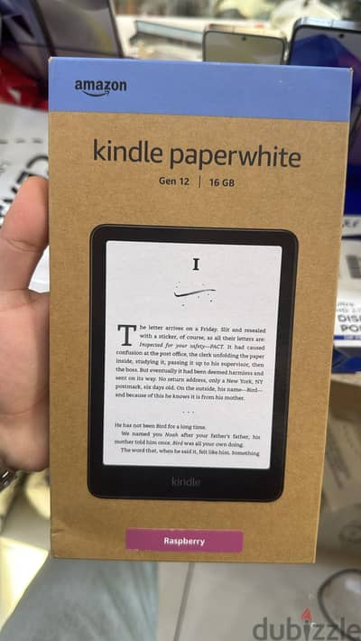 Amazon Kindle paperwhite Gen 12 7 inch 16gb Raspberry