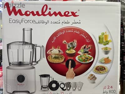 Moulinex food processor  more than 25 in 1 multifunction