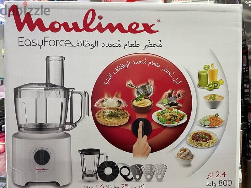 Moulinex food processor  more than 25 in 1 multifunction 0