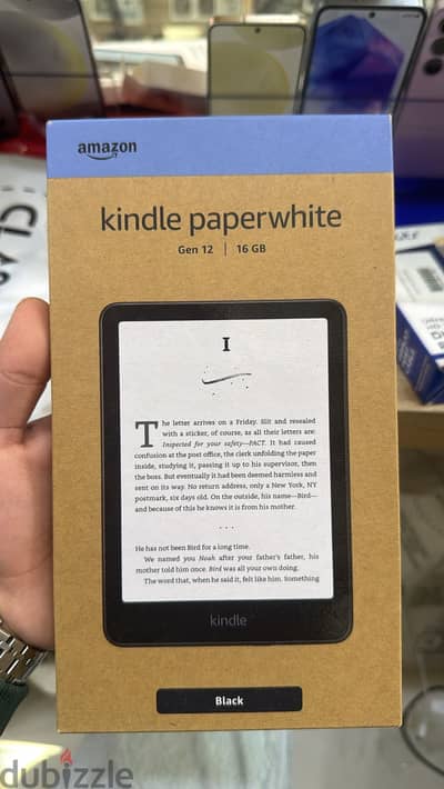 Amazon Kindle paperwhite Gen 12 7 inch 16gb black amazing & new offer